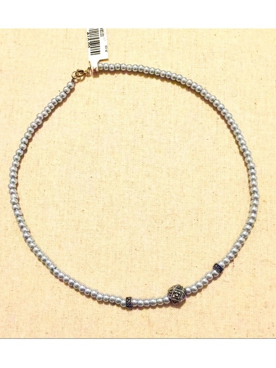 Jewelry - Faux Pearl and Marcasite Necklace